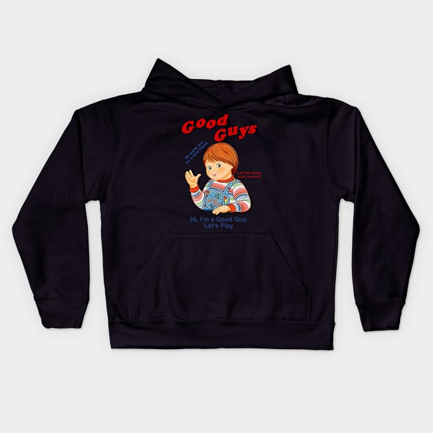 Good Guys - Let's Play Hidey-ho! Kids Hoodie by LopGraphiX